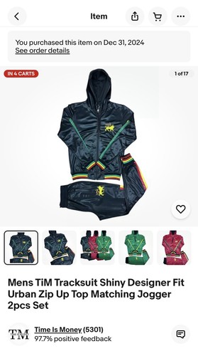Mens tim tracksuit shiny - mens,