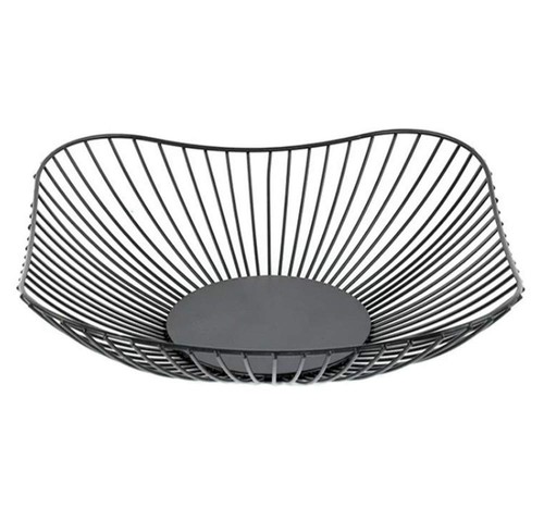 Metal fruit basket black - metal,