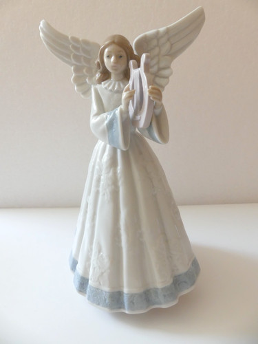 Lladro 5830 heavenly harpist - lladro,