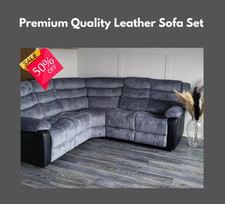 Recliner Corner Sofa Grey