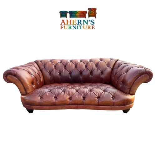 Tan leather tetrad oskar - tetrad, sofa