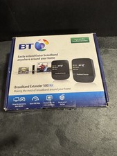 BT Broadband Extender 500 Kit - Powerline solution incl new Cables worth £8