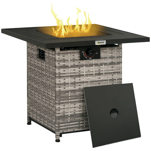 Outsunny outdoor rattan gas - outsunny,