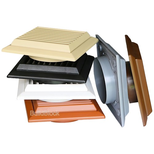 External wall vent grille - external,