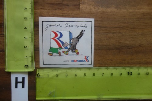 Old sticker shoes - , slip