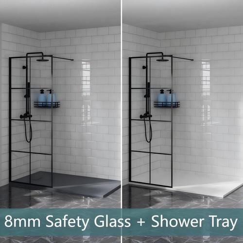 Walk shower enclosure - walk, wet