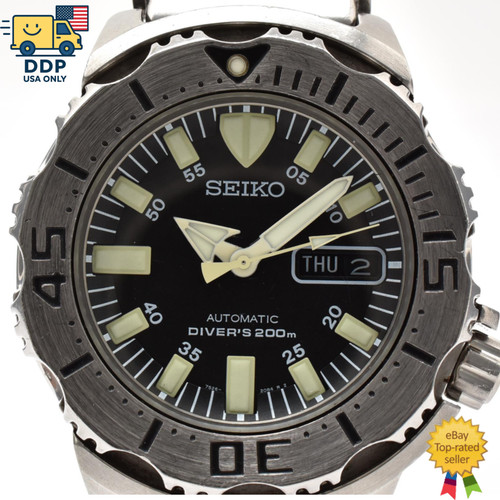 Vintage seiko black - vintage, monster