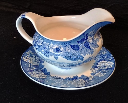 Enoch woods ware blue white - blue,
