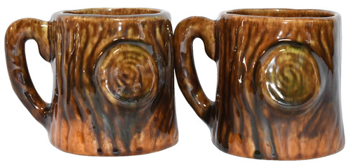 Vtg 1959 tree trunk ceramic - vtg,