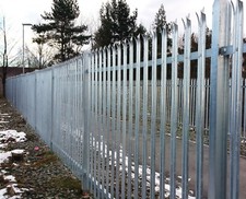 Galvanised Palisade Fencing