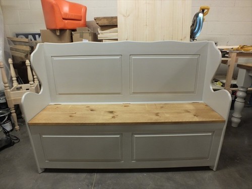 Painted monks bench - 5',
