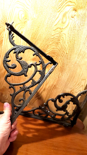 Vtg wrought iron metal - wrought,