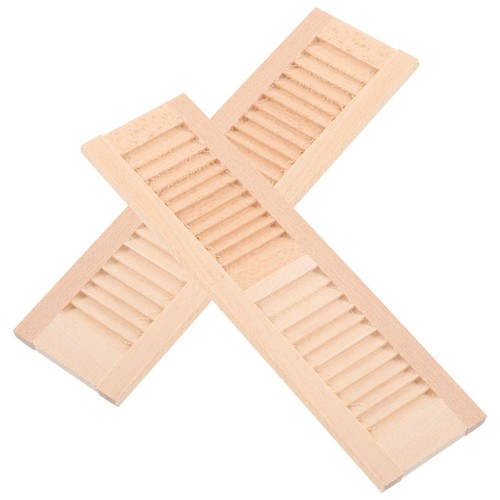 2pcs miniature shutters diy - 2pcs,