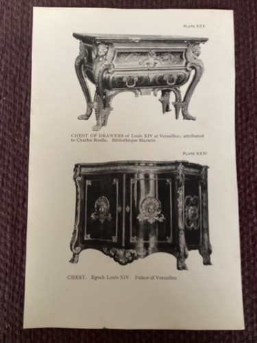 Antique 1913 print chest of - antique,