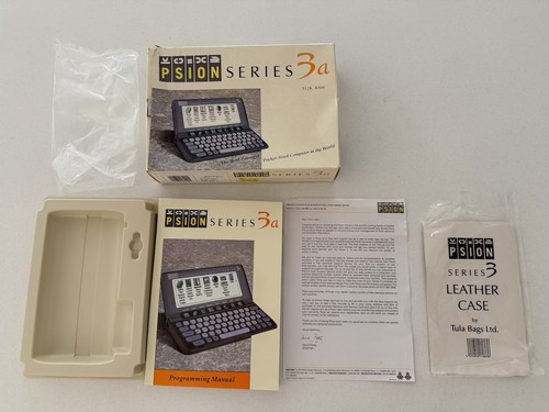Psion series box manual - 3a, box,