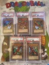 YuGiOh Exodia The Forbidden One Complete Set 1st YGLD-ENA17-21 Sequential Graded