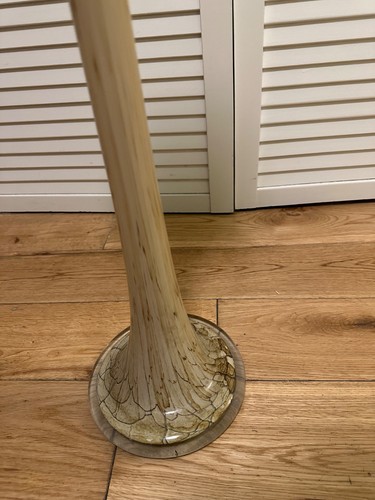 Murano 39cm art glass fluted - art,