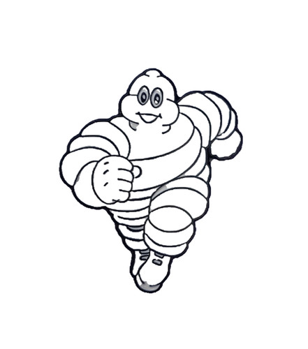 Michelin man bibendum tyre - bibendum,