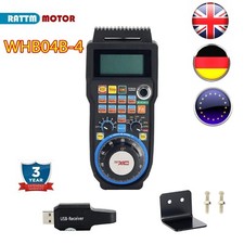 〖EU〗4 Axis MPG Electronic Wireless Handwheel USB Mach3 CNC Milling Lathe Machine