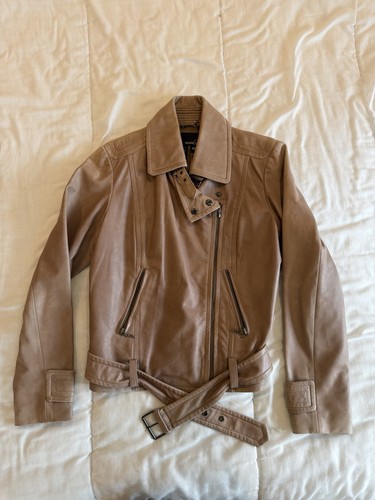 Women mango leather - leather, jacket