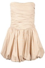 REFORMATION BROWN COTTON MINI