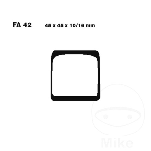 Ebc brake pads standard fa042 - ebc,