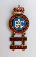 RAC Rally of Great Britain Type 2 Enamel Lapel Badge, 65-66 marshal yearbars