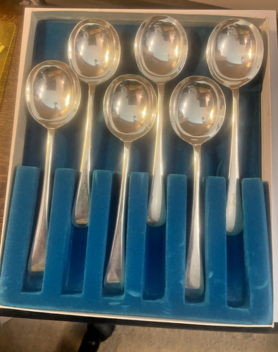 Vintage silver plate set - silver,