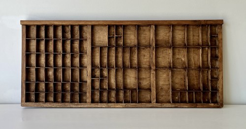 Vintage letterpress wooden - vintage,