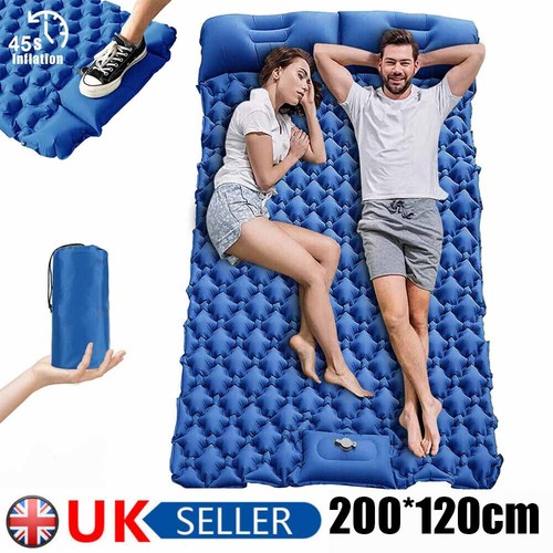 Inflatable camping mat - inflatable, self