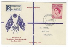 Southern Rhodesia 1953 Coronation FDC