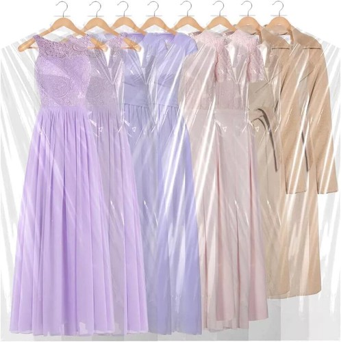 100pcs clear garment - clear,