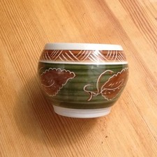 Welsh Dragon Pottery Rhayader Bowl Pot Dee-Cee Wales
