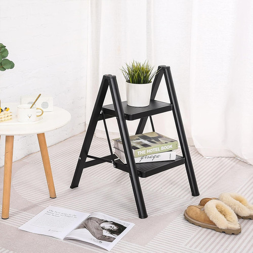 Step steel ladder - ladder, foldable