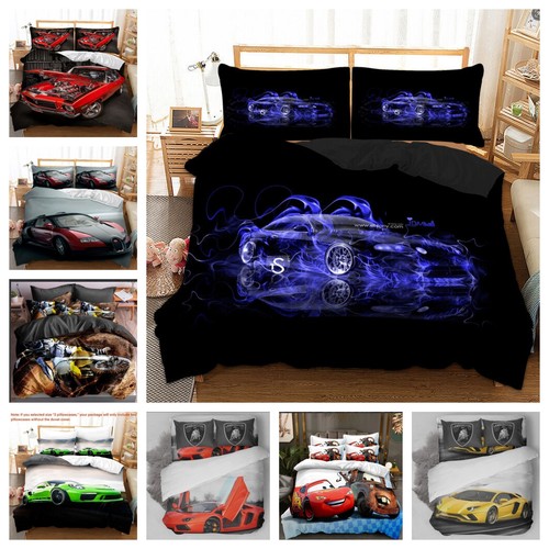 Racing car duvet cover bedding - racing,