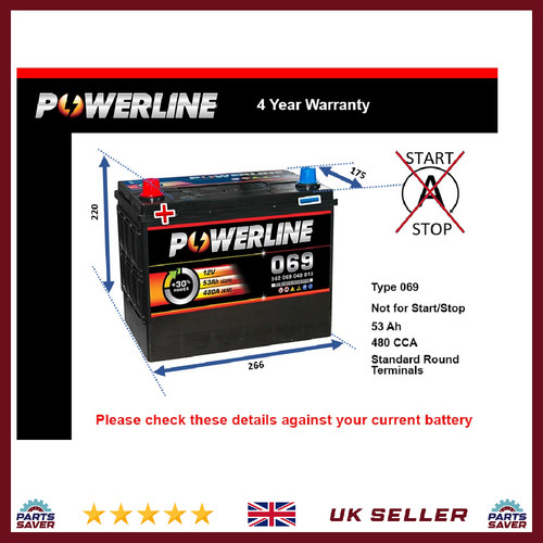 Battery fits triumph stag tr8 - stag,