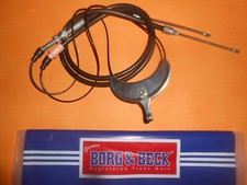 FORD CORTINA MK3 (1970-76) FLOOR MOUNTED NEW REAR HANDBRAKE CABLE -BORG & BECK