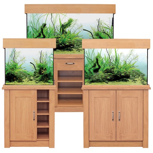 Aqua one oak style aquarium - one,
