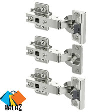 3x IKEA KOMPLEMENT Soft Close Hinges Fits PAX Wardrobe Doors & Kitchen Cabinets