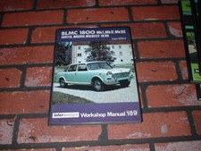 N.O.S BLMC 1800 MK1-MK2S AUSTIN MORRIS WOLSELEY 18/85 WORKSHOP MANUAL.