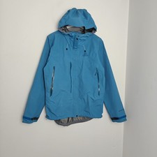 Mountain Equipment Trinity Jacket Womens Medium Goretex Pro Blue Waterproof