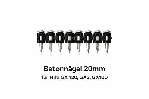 Concrete nails 20mm for hilti - nails,