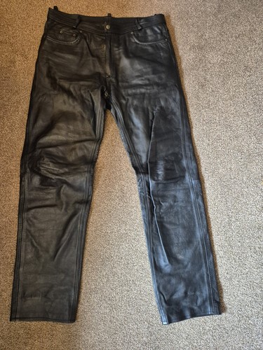 Vintage mens leather trousers - mens,
