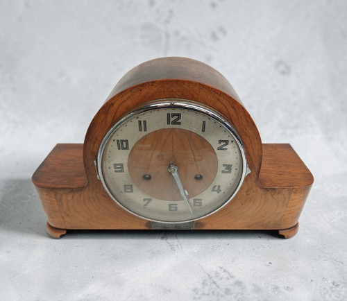 Art deco mantle - art, clock