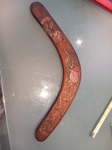 Vintage hand painted wooden - vintage,