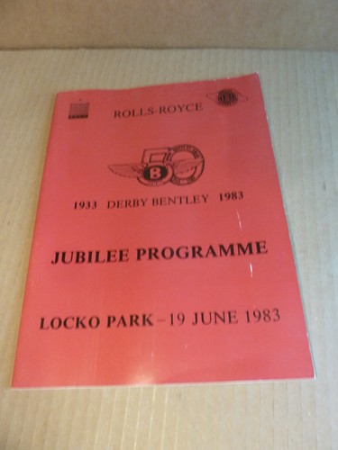 Rolls royce jubilee programme - rolls,