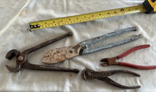Joblot of 4x Vintage Cutters - Snips - Side and End Cutters - GWO