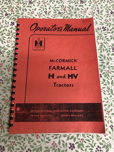 Mccormick farmall and - mccormick, h