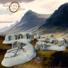 Wargaming Hills Set Terrain Building Scenery Miniature | D&D DnD