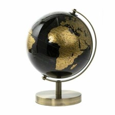 Black & Gold World Globe
